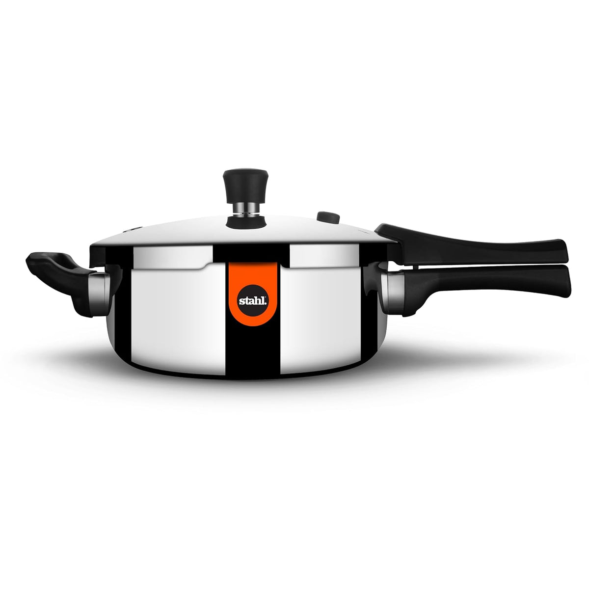 Stahl Xpress Triply 3.5 L Triply Pressure Cooker Pan, Induction Cooker, Outer Lid Pressure Cooker, Induction & Gas Stove Compatible, 5 Years Warranty