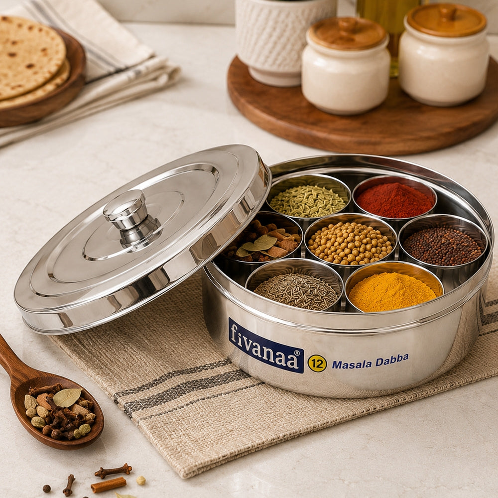 Fivanna Premium Masala dabba